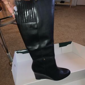 wide calf Ralph wedge boots